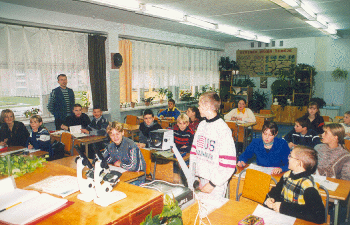 Biologijos mokytojas metodininkas Algirdas Vilkas
